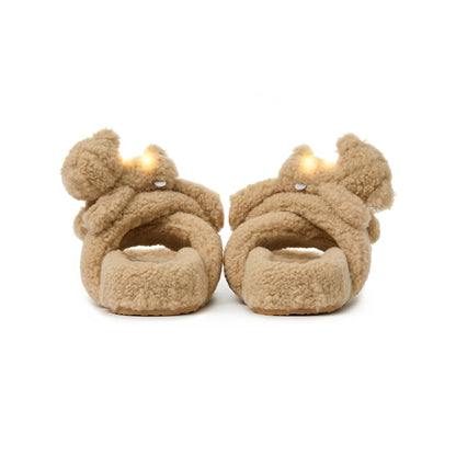 13DE MARZO Luminous Bear Criscross Slippers - 13DE MARZO