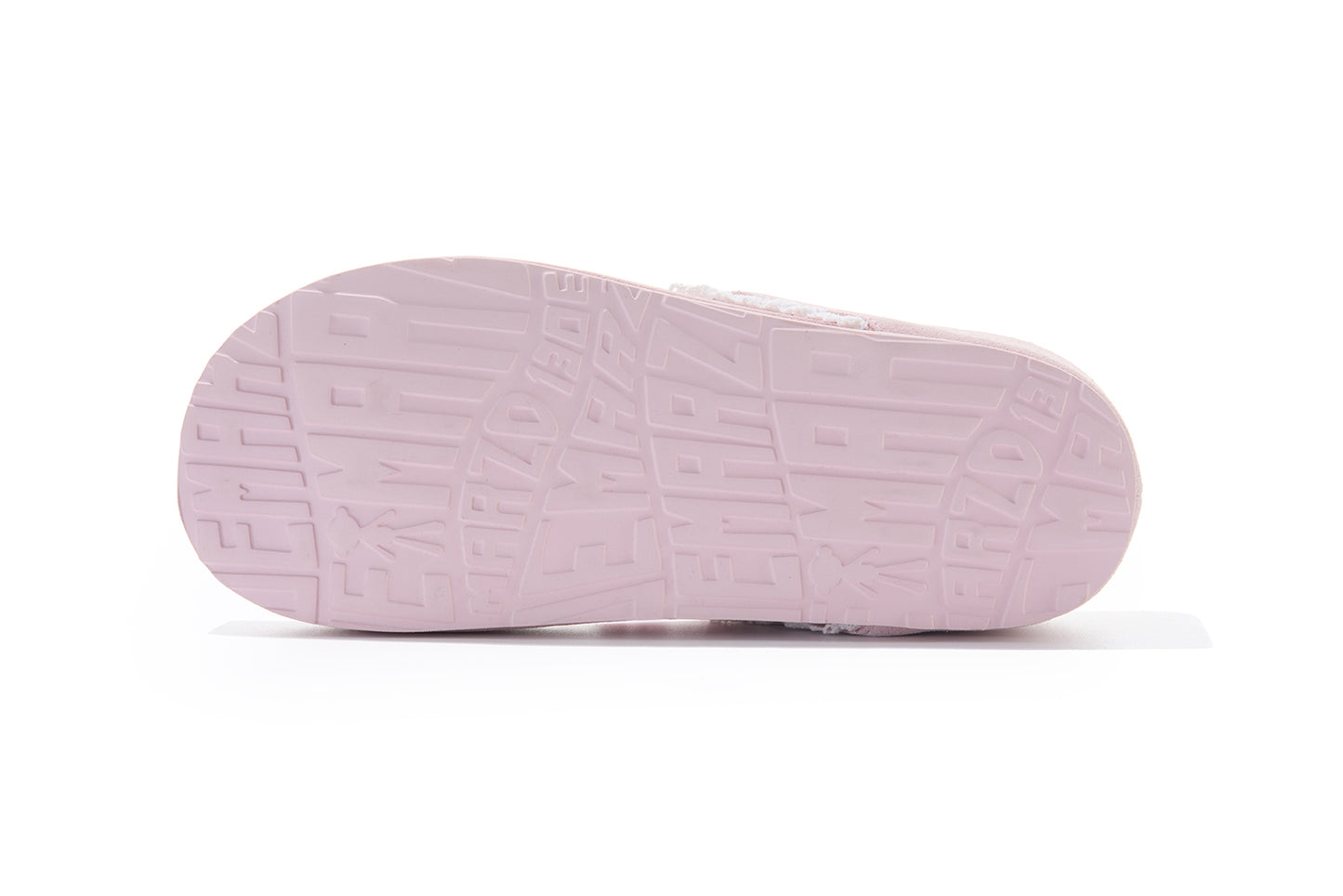 13DE MARZO Mini Bear Lace Trimmed Flip Flops Pink