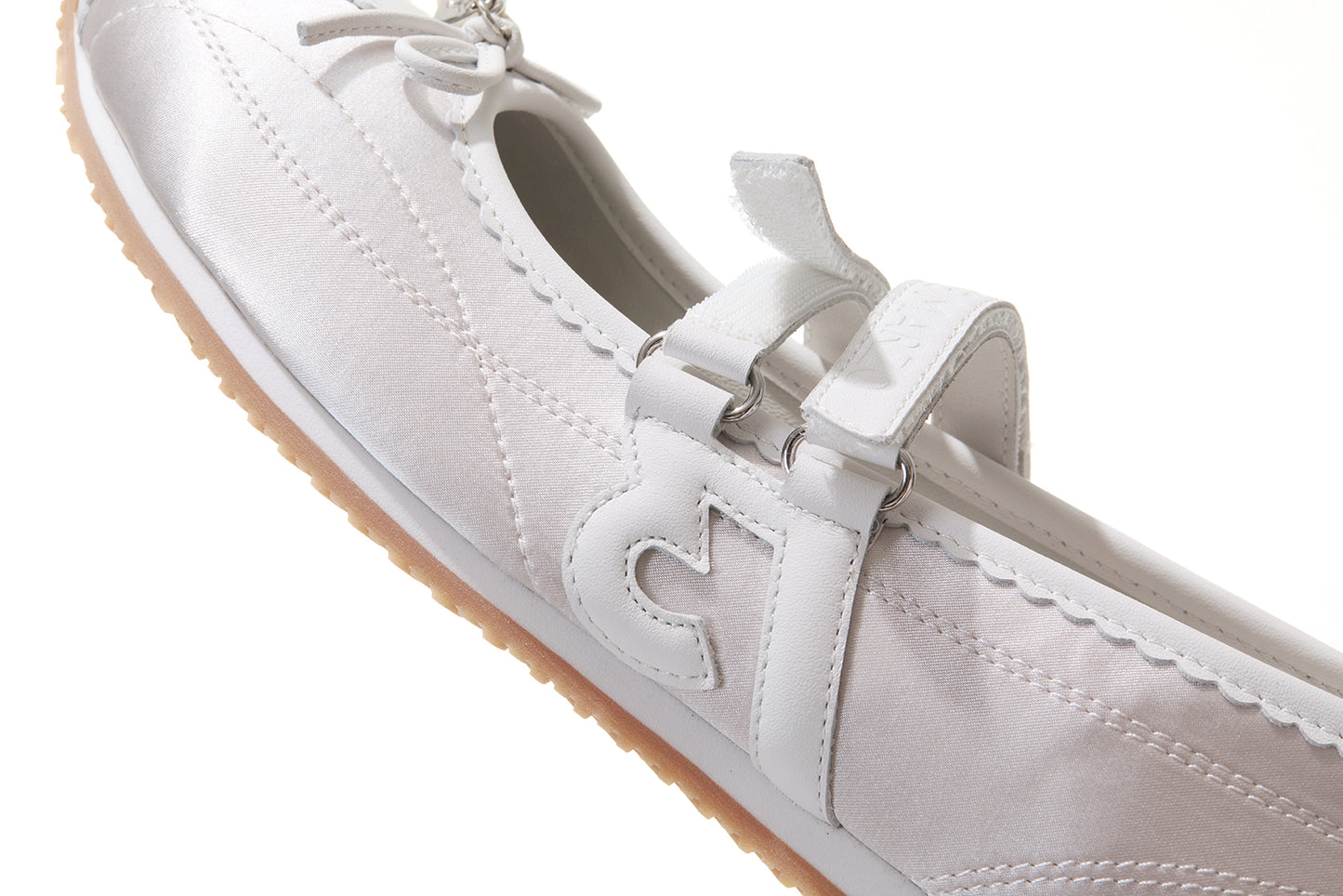 13DE MARZO Mini Bear Ballet Mary Janes Silver