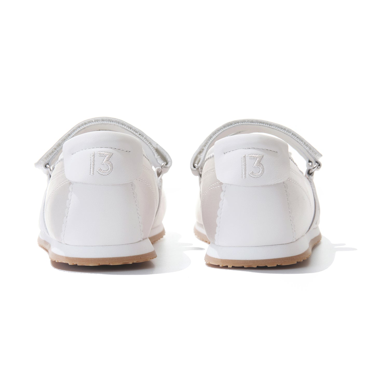 13DE MARZO Mini Bear Ballet Mary Janes Silver