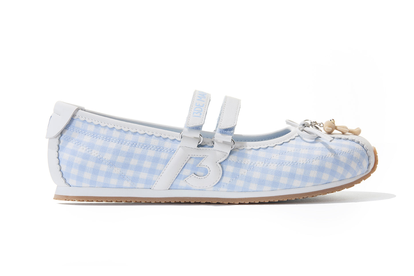 13DE MARZO Mini Bear Ballet Mary Janes Blue
