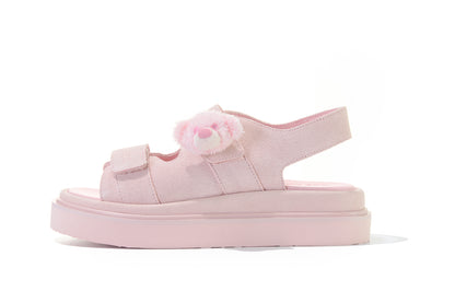 13DE MARZO Doozoo Bear Sandals Pink