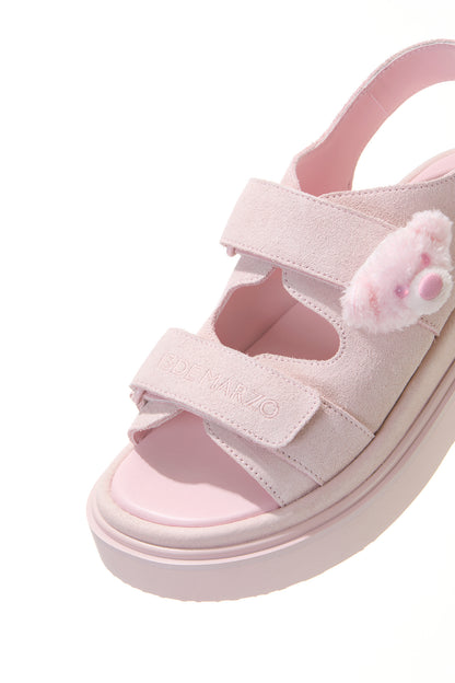 13DE MARZO Doozoo Bear Sandals Pink