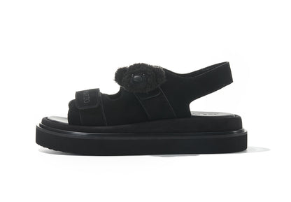 13DE MARZO Doozoo Bear Sandals Black