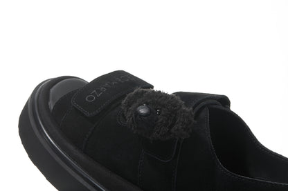 13DE MARZO Doozoo Bear Sandals Black