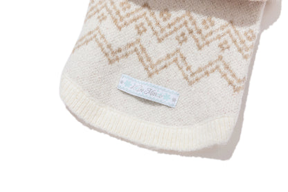 13DE MARZO Pet Cape Sweater Khaki