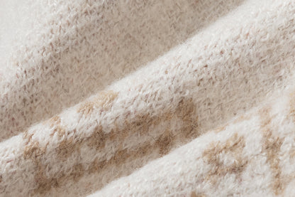 13DE MARZO Pet Cape Sweater Khaki