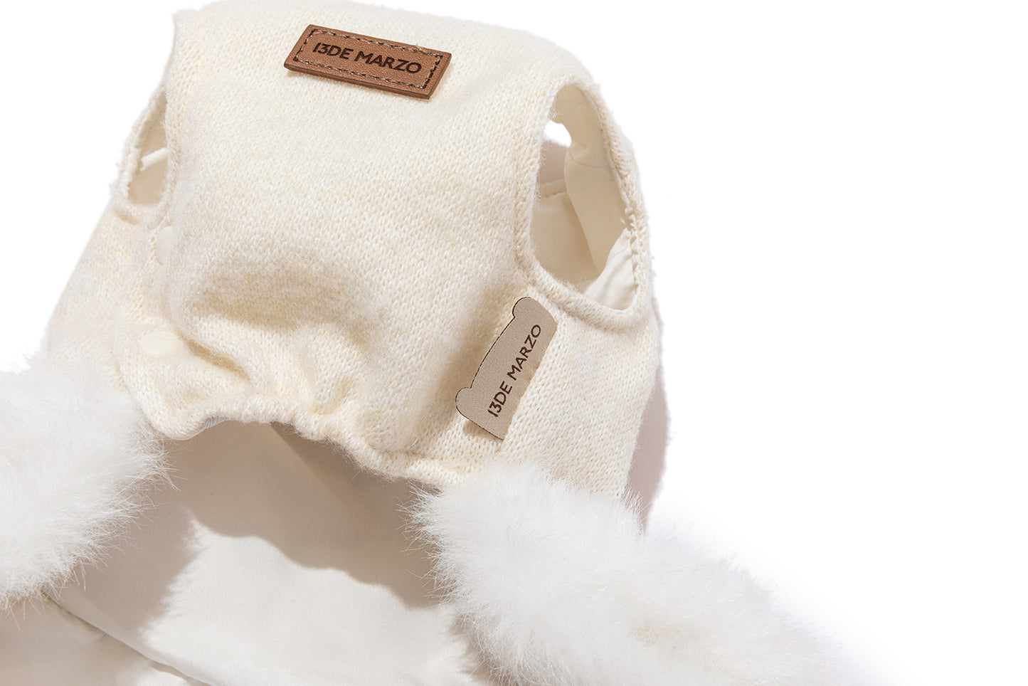 13DE MARZO ToBeMarzoBear Pet Dress White