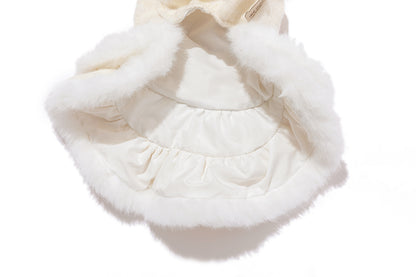 13DE MARZO ToBeMarzoBear Pet Dress White