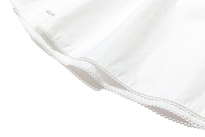 13DE MARZO Smocked Lace Trim Vest - 13DE MARZO