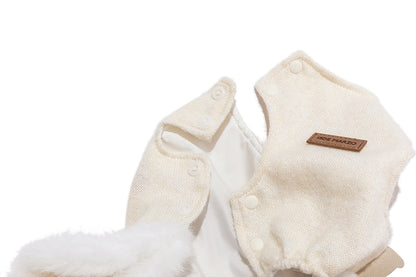 13DE MARZO ToBeMarzoBear Pet Dress White