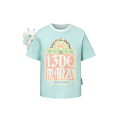 13DE MARZO BabyBear Butterfly T-shirt Blue