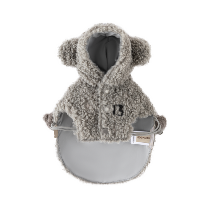 13DE MARZO ToBeMarzoBear Pet Cape Grey