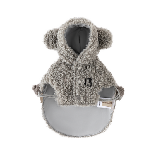 13DE MARZO ToBeMarzoBear Pet Cape Grey