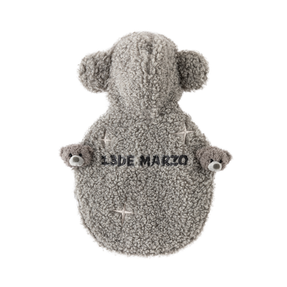 13DE MARZO ToBeMarzoBear Pet Cape Grey