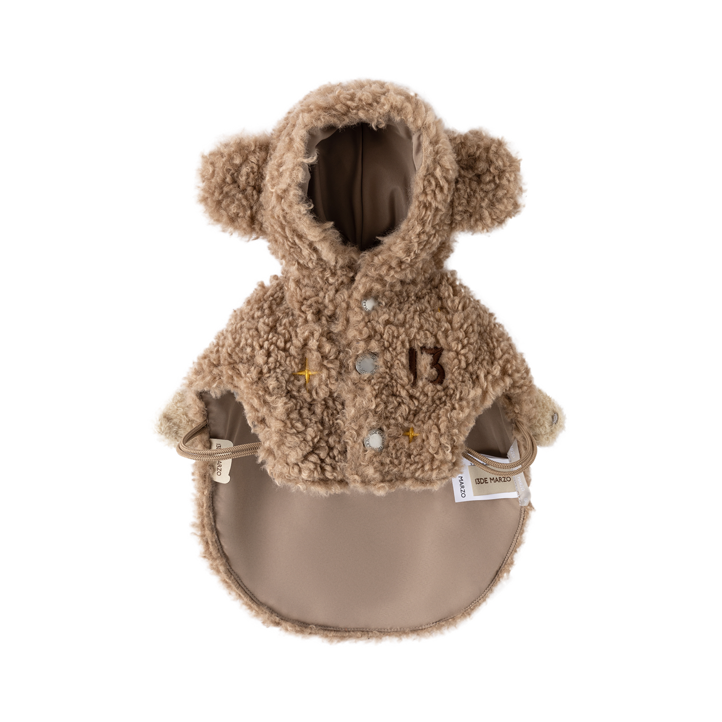 13DE MARZO ToBeMarzoBear Pet Cape Brown