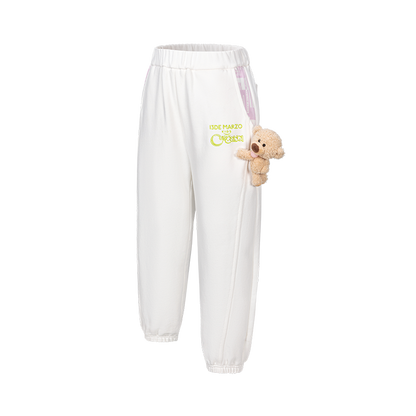 13DE MARZO BabyBear Bubblegum Sweaterpants White