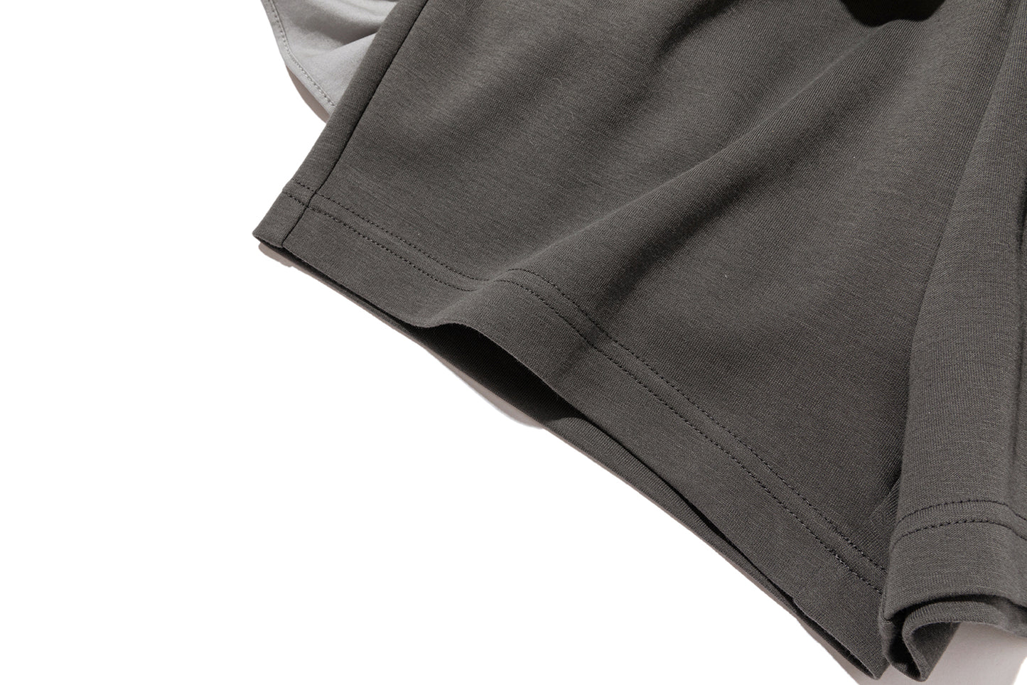 13DE MARZO Patchwork Ruffle Tiered Skirt Dark Grey - 13DE MARZO