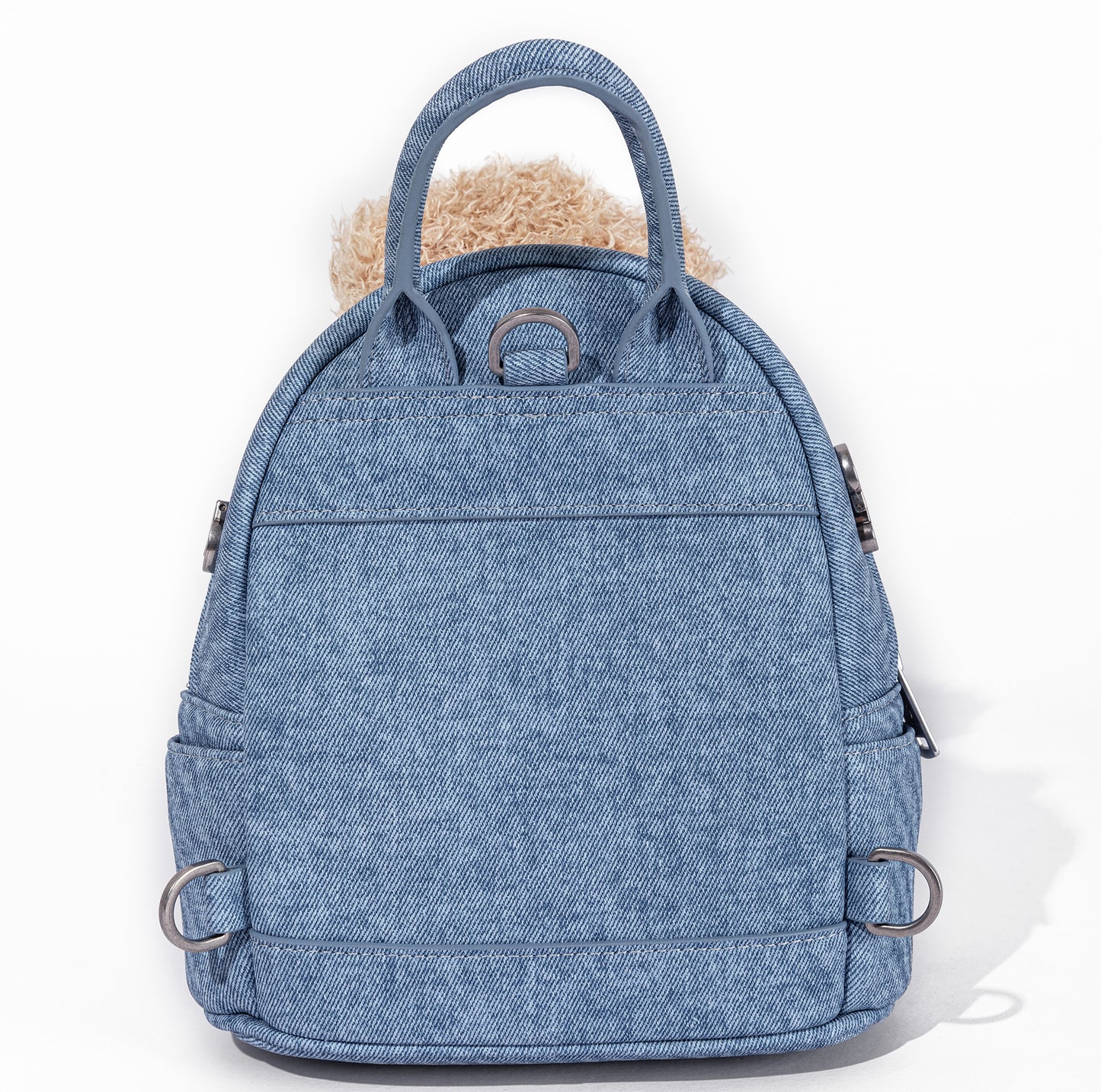 13DE MARZO Bear Denim Backpack