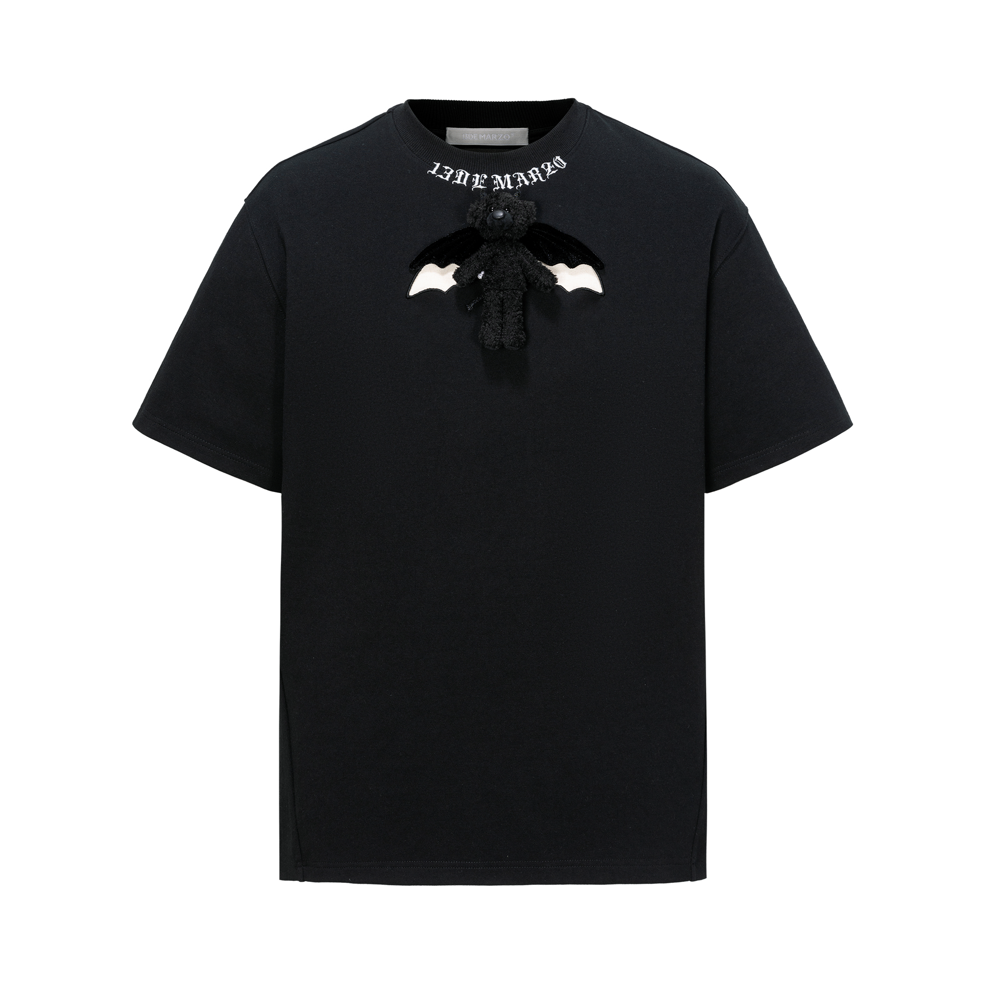 13DE MARZO Angel Devil Hollow Out T-Shirt - 13DE MARZO