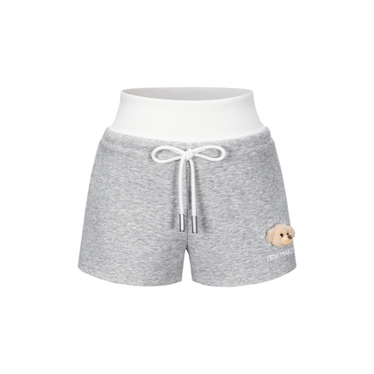 13DE MARZO Sports Shorts with Double Waistband Grey - 13DE MARZO