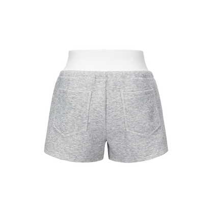 13DE MARZO Sports Shorts with Double Waistband Grey - 13DE MARZO