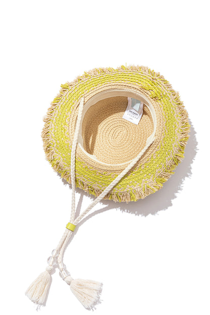 13DE MARZO Floral BabyBear Straw Hat - 13DE MARZO