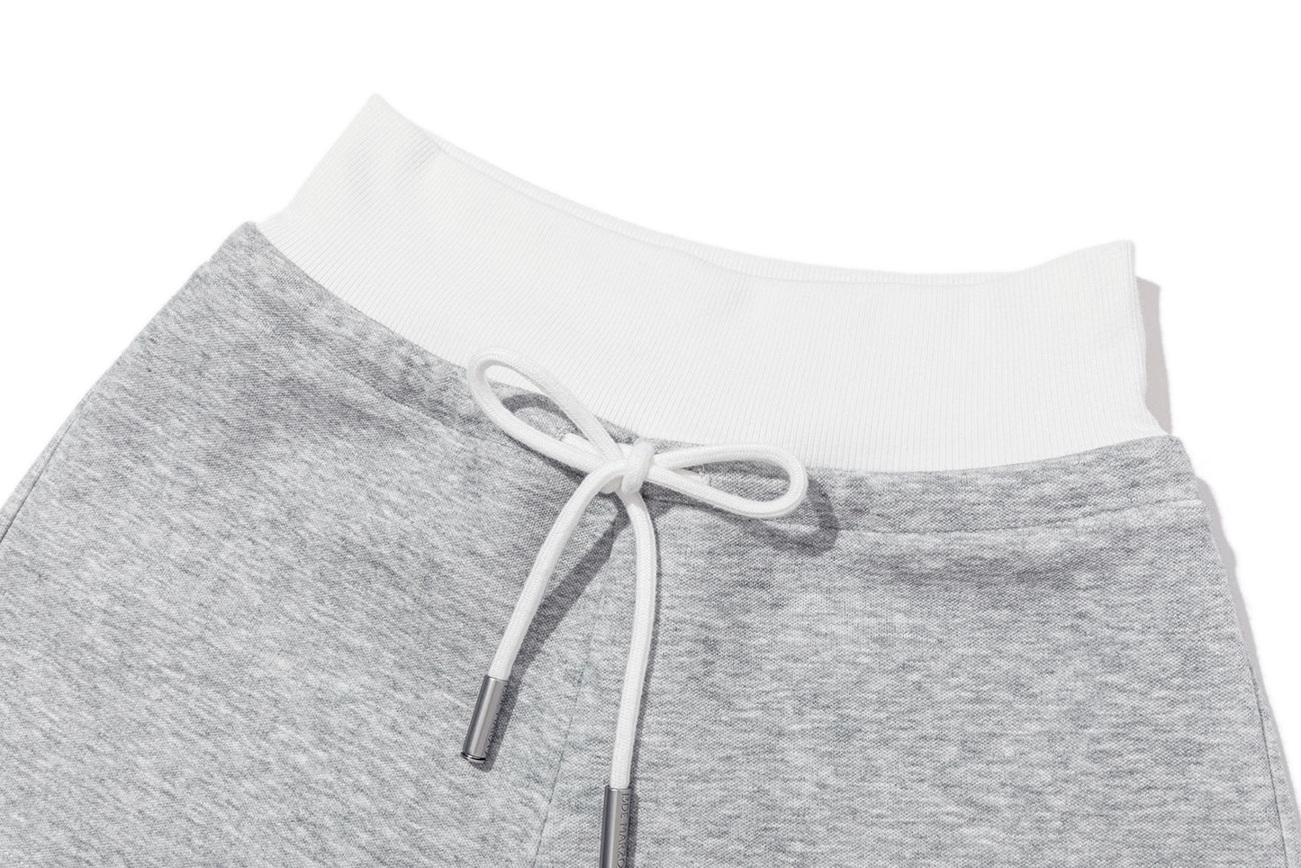 13DE MARZO Sports Shorts with Double Waistband Grey - 13DE MARZO