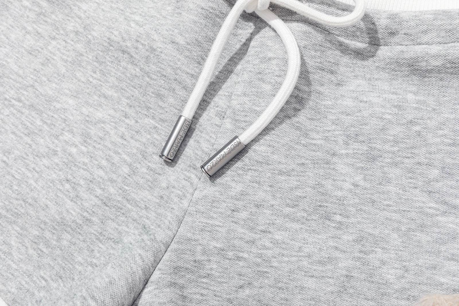 13DE MARZO Sports Shorts with Double Waistband Grey - 13DE MARZO