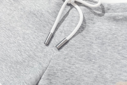 13DE MARZO Sports Shorts with Double Waistband Grey - 13DE MARZO