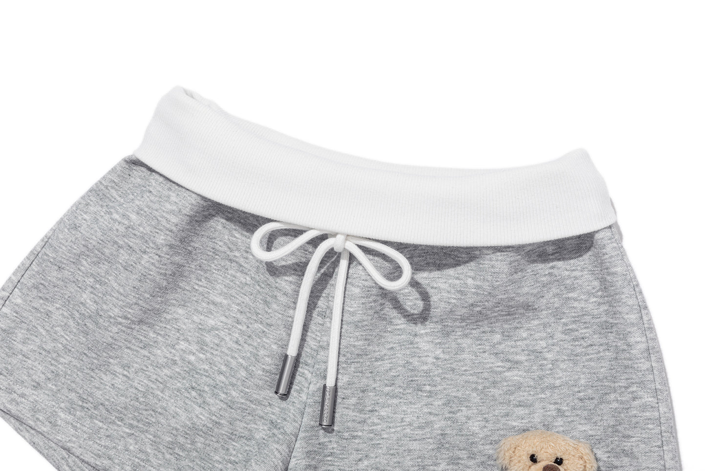 13DE MARZO Sports Shorts with Double Waistband Grey - 13DE MARZO