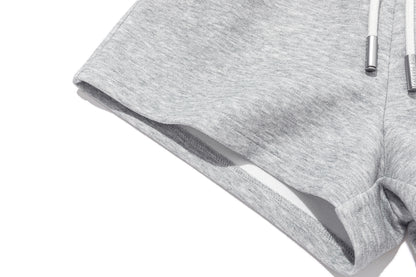 13DE MARZO Sports Shorts with Double Waistband Grey - 13DE MARZO