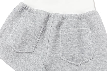 13DE MARZO Sports Shorts with Double Waistband Grey - 13DE MARZO