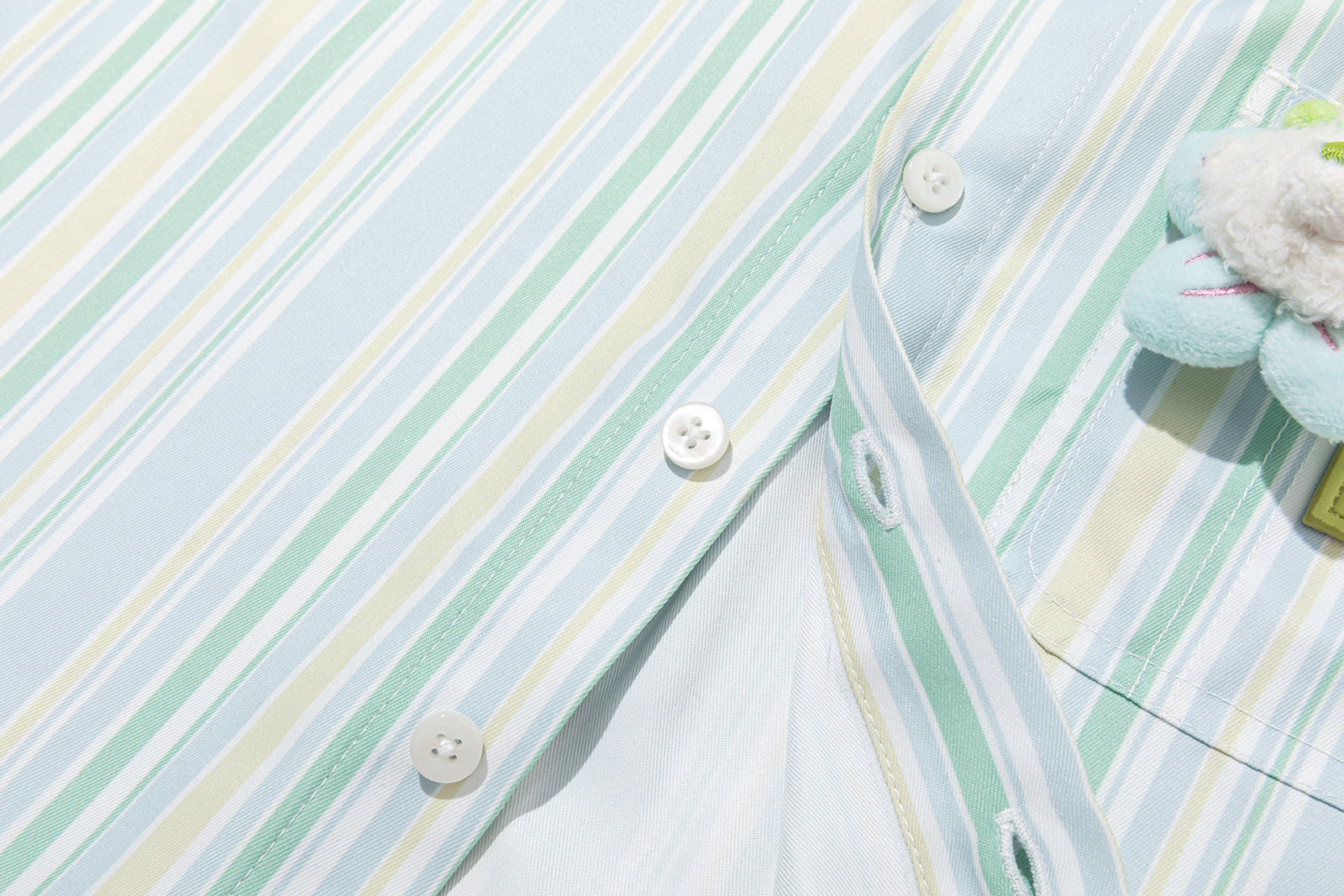 13DE MARZO Floral BabyBear Shirt Green - 13DE MARZO