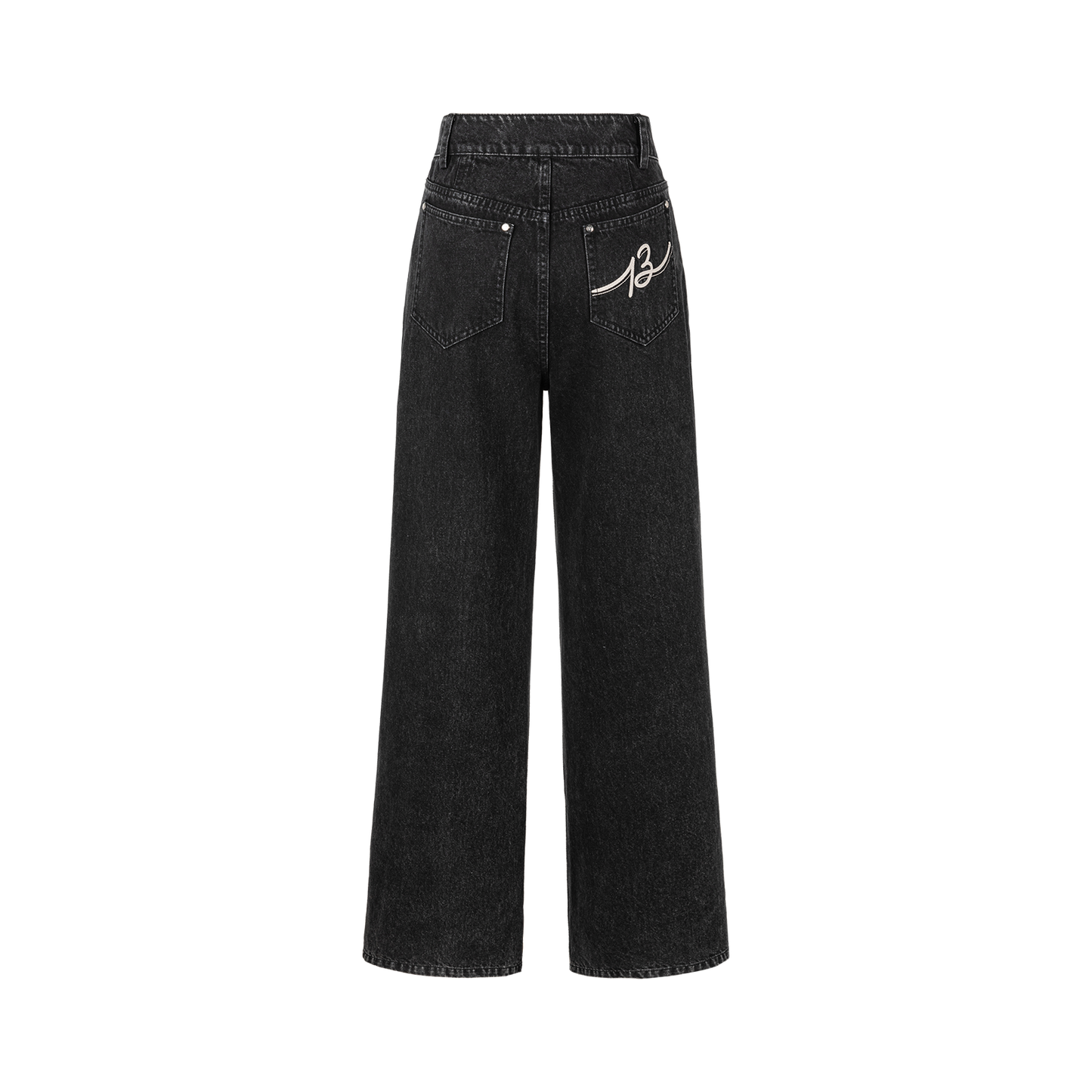 13DE MARZO Bear Fork Crinkle Jeans
