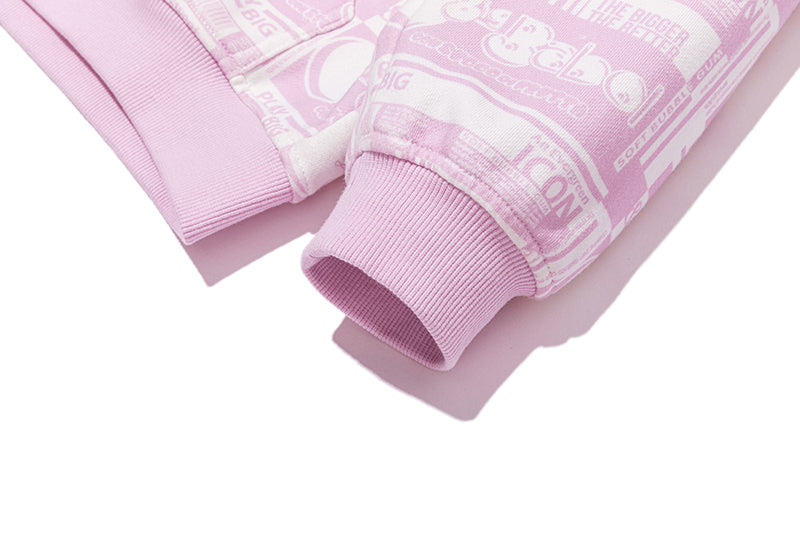13DE MARZO BabyBear Bubblegum Zipup Hoodie Pink