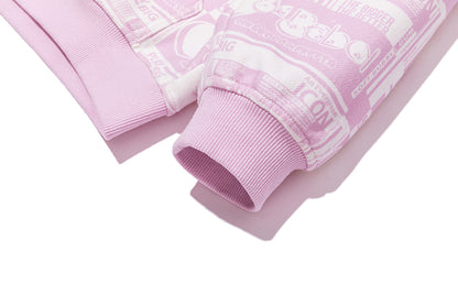 13DE MARZO BabyBear Bubblegum Zipup Hoodie Pink