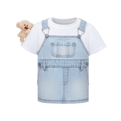 13DE MARZO BabyBear Printing Overall T-shirt