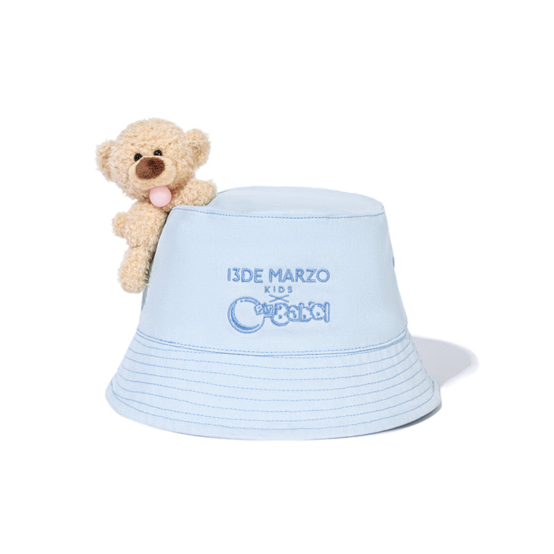 13DE MARZO BabyBear Bubblegum Bucket Hat Blue