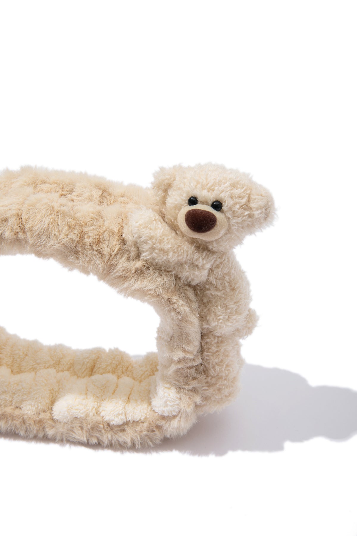 13DE MARZO Plush Hair Band Khaki - 13DE MARZO