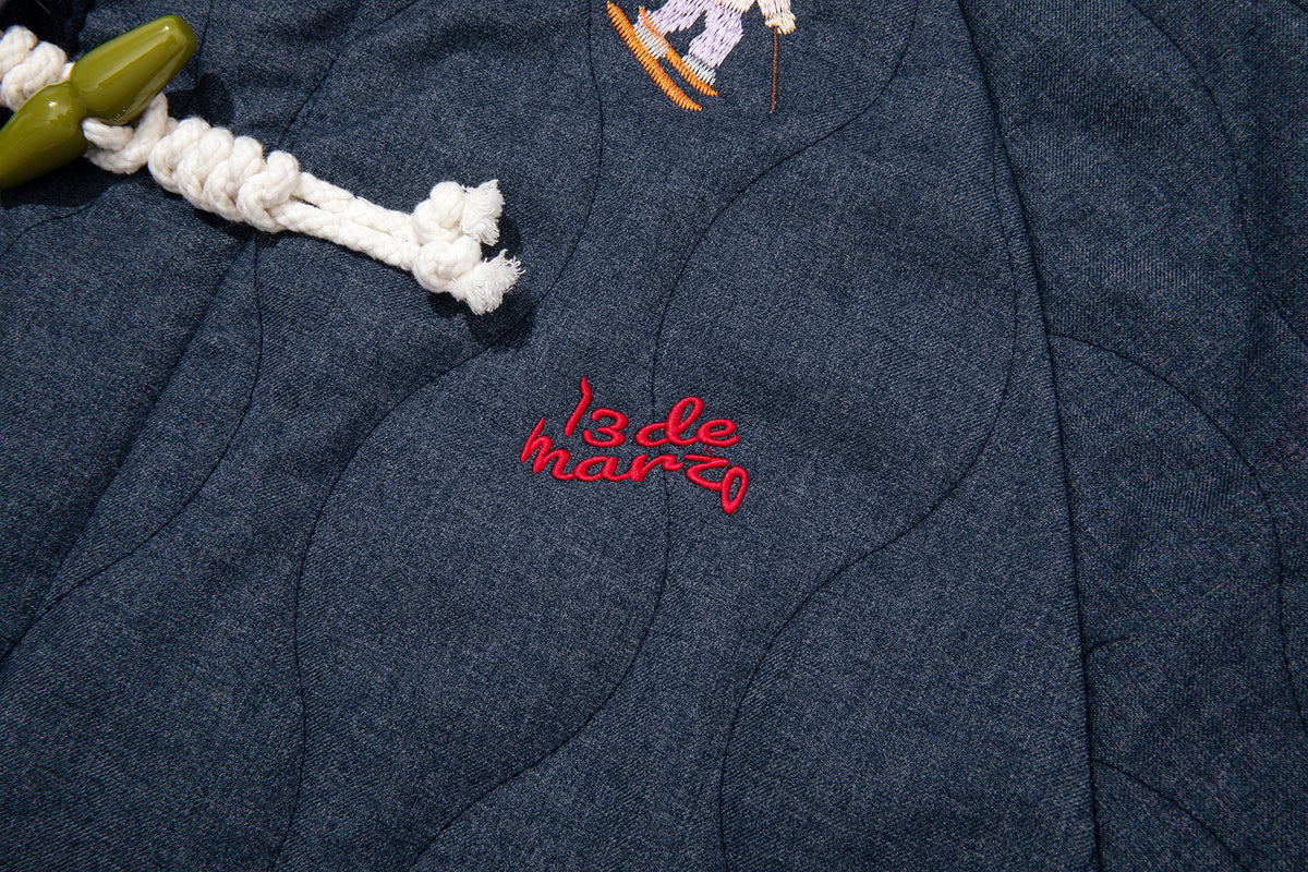 13DE MARZO Snow Bear Padded Jacket Blue - 13DE MARZO