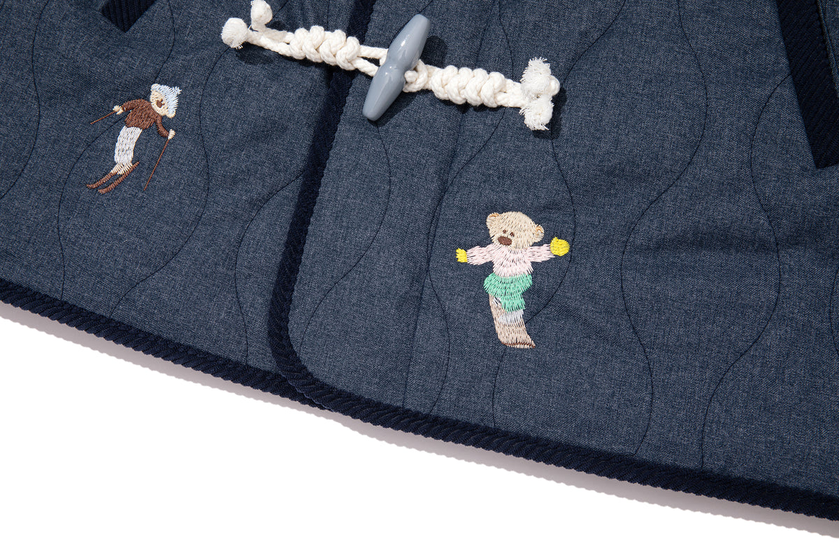 13DE MARZO Snow Bear Padded Jacket Blue - 13DE MARZO