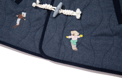 13DE MARZO Snow Bear Padded Jacket Blue - 13DE MARZO