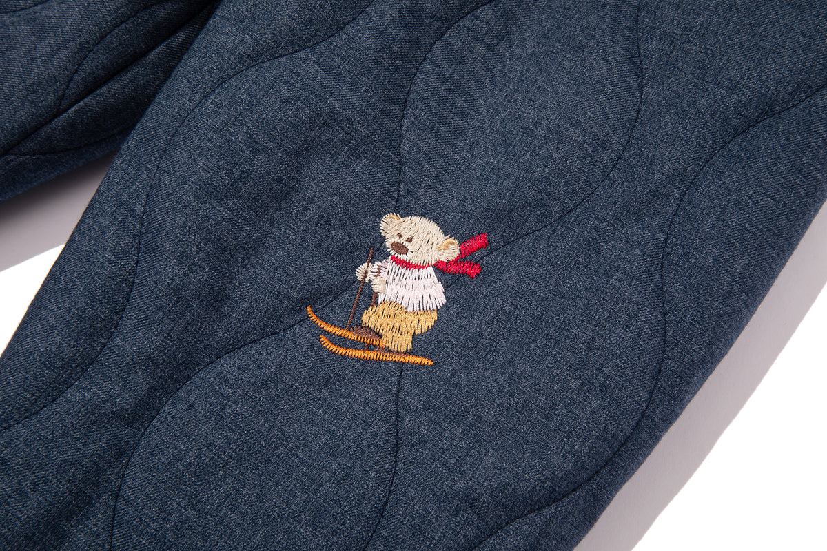 13DE MARZO Snow Bear Padded Jacket Blue - 13DE MARZO