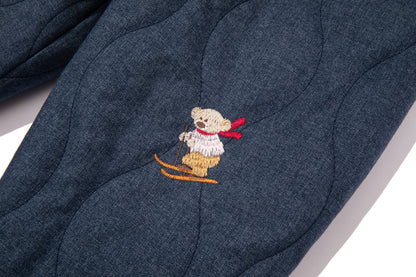 13DE MARZO Snow Bear Padded Jacket Blue - 13DE MARZO