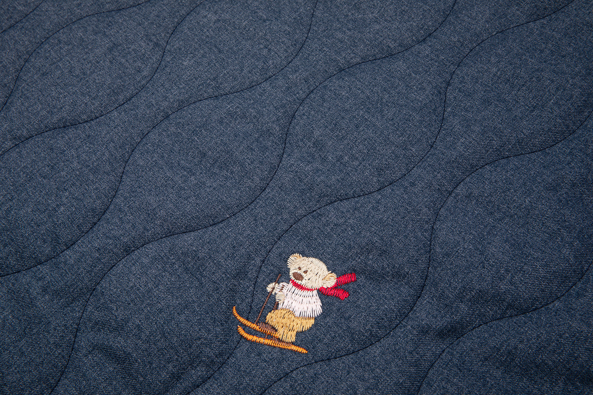 13DE MARZO Snow Bear Padded Jacket Blue - 13DE MARZO