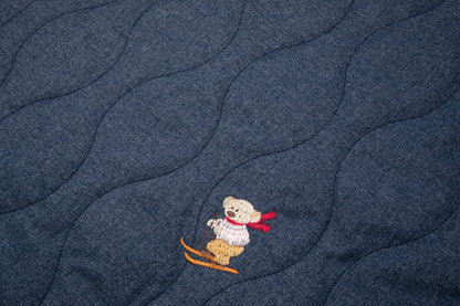 13DE MARZO Snow Bear Padded Jacket Blue - 13DE MARZO