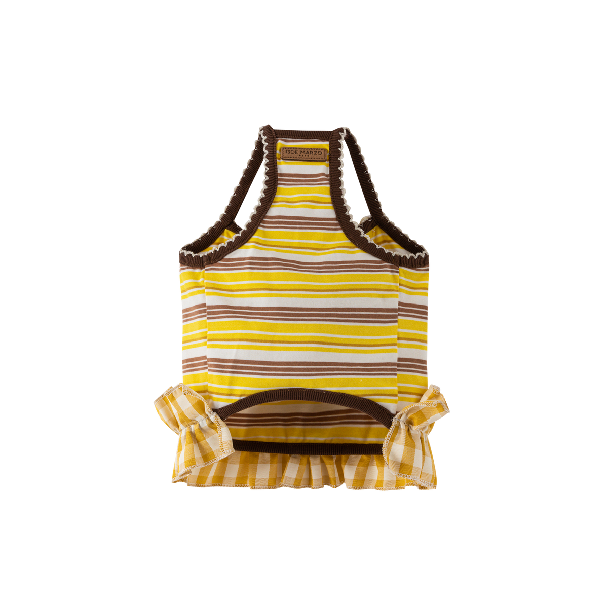 13DE MARZO Bee Bear Camisole Dress Yellow - 13DE MARZO