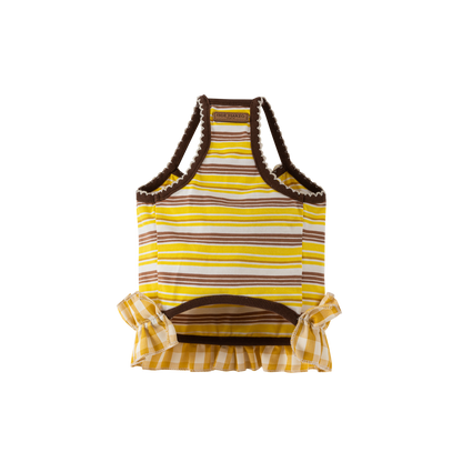 13DE MARZO Bee Bear Camisole Dress Yellow - 13DE MARZO