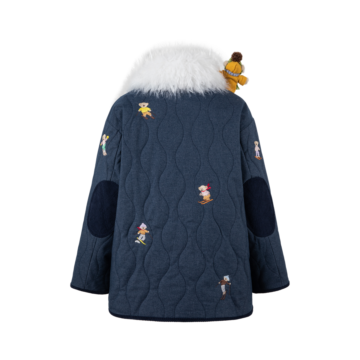 13DE MARZO Snow Bear Padded Jacket Blue - 13DE MARZO